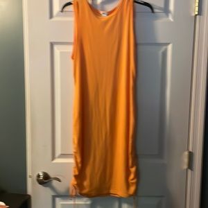 Worn Once Orange Tank Dress
